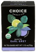 Choice Organics Earl Grey Black Tea - 16 Tea Bags