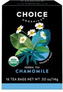 Choice Organics Chamomile Herbal Tea - 16 Tea Bags