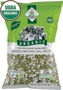 24 Mantra Organic Moong Split (Split Mung Beans) - 2 lbs