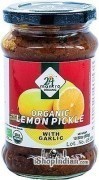 24 Mantra Organic Lemon Pickle with Garlic