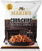 Makino Corn Chips Red Chilli Chatka