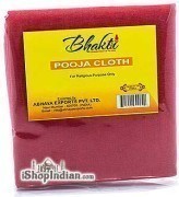 Bhakti Pooja Cloth - Red