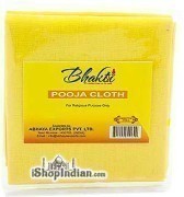 Bhakti Pooja Cloth - Yellow  