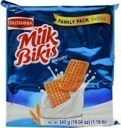 Britannia Milk Bikis Biscuits - Pack of 6 - Family Pack
