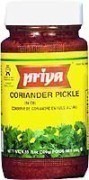 Priya Coriander Pickle without Garlic