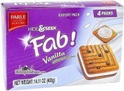 Parle Hide & Seek Fab! - Vanilla Cream Sandwich Cookies - 4 Pack
