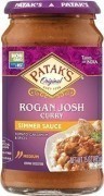 Patak's Rogan Josh Curry Simmer Sauce (Tomato & Cardamom - Medium)