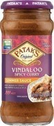 Patak's Vindaloo Spicy Curry Simmer Sauce - Hot & Spicy