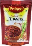 Prakash Kolhapuri Thecha Red Chilli - Garlic Chutney