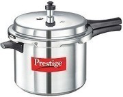 Prestige Popular Aluminum Pressure Cooker, 6 liter 