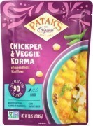 Patak's Chickpea & Veggie Korma (Ready-to-Eat)