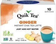 Quik Tea - Instant Ginger Chai (10 Pack)
