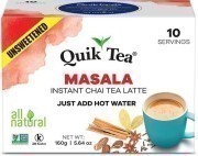 Quik Tea - Instant Masala Chai (10 Pack) - Unsweetened