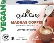 Quik Cafe Instant VEGAN Madras Coffee - Pack of 10