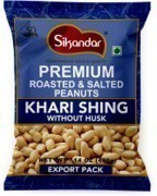 Sikandar Premium Roasted & Salted Peanuts - Khari Shing - Without Husk