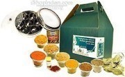 Spices of India: Deluxe Set w/ Gourmet Spice Container