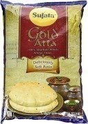 Sujata Gold Atta (Wheat Flour) - 100% Sharbati Atta - 10 lbs
