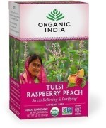 Organic India Tulsi Raspberry Peach Tea