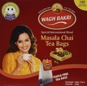 Wagh Bakri Masala Chai Tea Bags + Free Green Tea Bags (25ct)