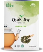 Quik Tea Green Tea - 60 Tea Bags