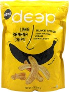 Deep Long Banana Chips - Black Pepper