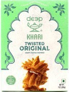 Deep Twisted Khari Biscuits - Original Plain Puffed Pastries