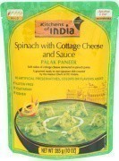 Kitchens of India Palak Paneer - Spinach with Cottage Cheese and Sauce (Ready-to-Eat)