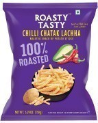 Roasty Tasty Chilli Chatak Lachha (Roasted Snack Of Potato Sticks)