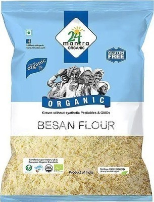 24 Mantra Organic Besan Flour / Gram Flour / Chickpea Flour -  1 lb 