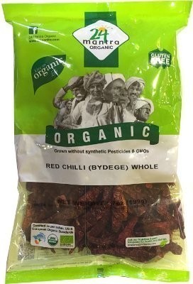 24 Mantra Organic Red Chilli Whole (Bydege)