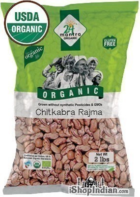 24 Mantra Organic Kidney Beans (Himalayan Chitkabra Rajma)