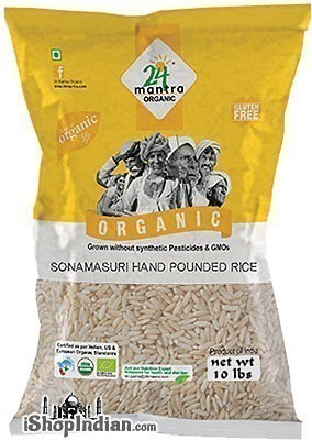 24 Mantra Organic Sona Masuri Rice - Handpounded