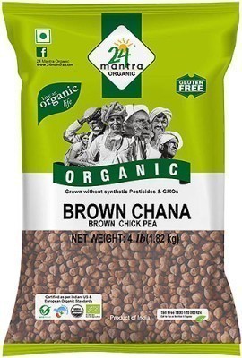 24 Mantra Organic Kala Chana / Brown Chickpeas - 4 lbs
