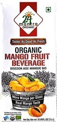 24 Mantra Organic Mango Nectar - 1 liter 