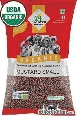 24 Mantra Organic Mustard Seeds (Small)