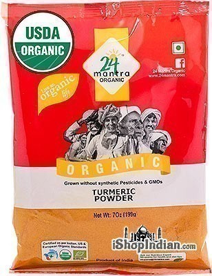 24 Mantra Organic Turmeric Powder - 7 oz