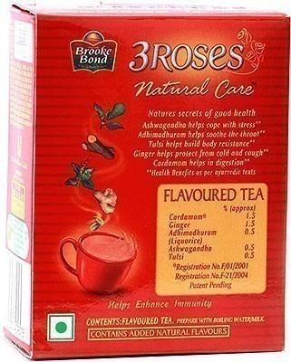 3 Roses Natural Care Tea - Back
