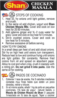 Shan Chicken Curry Mix