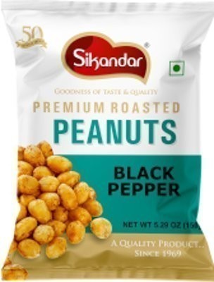 Sikandar Premium Roasted Peanuts - Black Pepper