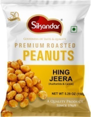 Sikandar Premium Roasted Peanuts - Hing Jeera (Asafoetida & Cumin)