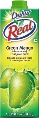 Dabur Real Green Mango Aampanna Fruit Juice Drink 