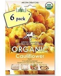 Arora Creations Organic Gobi (cauliflower) Masala - 6 PACK  