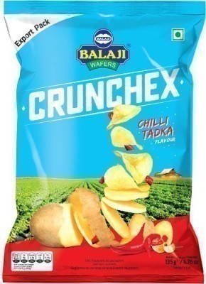Balaji Crunchex Potato Chips - Chilli Tadka Flavour
