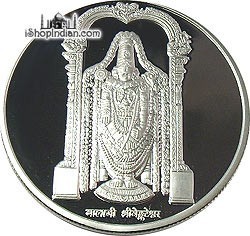 Venkateshwara / Balaji .999 Silver Coin - 1 troy ounce (31 gms)