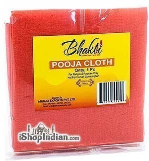 Bhakti Pooja Cloth - Orange