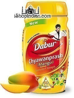 Dabur Chyawanprash Ayurvedic Supplement - Mango Flavor