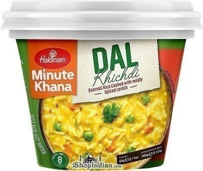 Haldiram's Instant Dal Khichdi - Basmati Rice Cooked with Mildly Spiced Lentils 