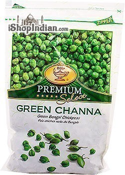 Deep Green Channa (Green Bengal Chickpeas) (FROZEN)
