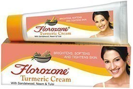 Florozone Turmeric Cream with Sandalwood, Neem and Tulsi