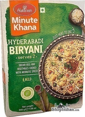 Haldiram's Hyderabadi Biryani - Minute Khana (Ready-to-Eat)